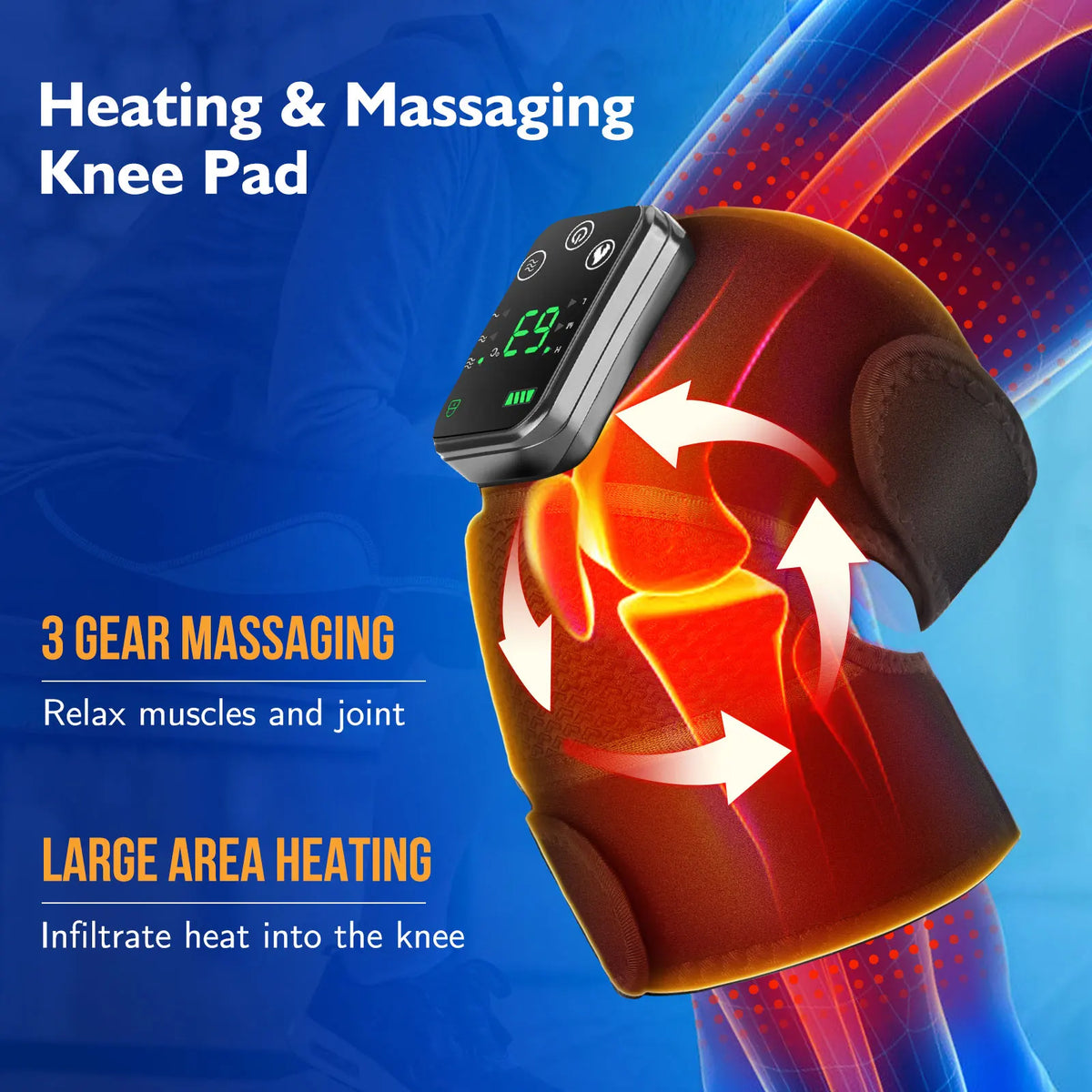 3-In-1 Electric Knee Massager